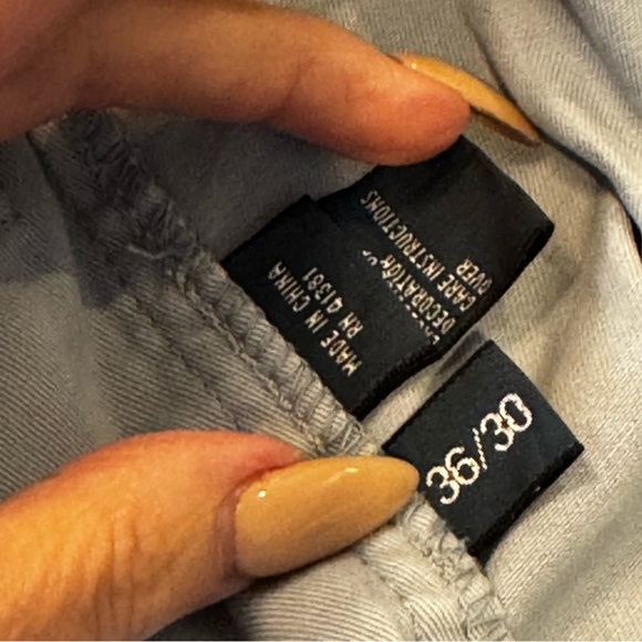 POLO RALPH LAUREN men’s light blue 650 straight chinos, 36x30 - Picture 7 of 11